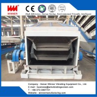 Double frequency vibrating screening machine